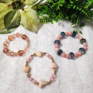 Handmade beaded bracelets